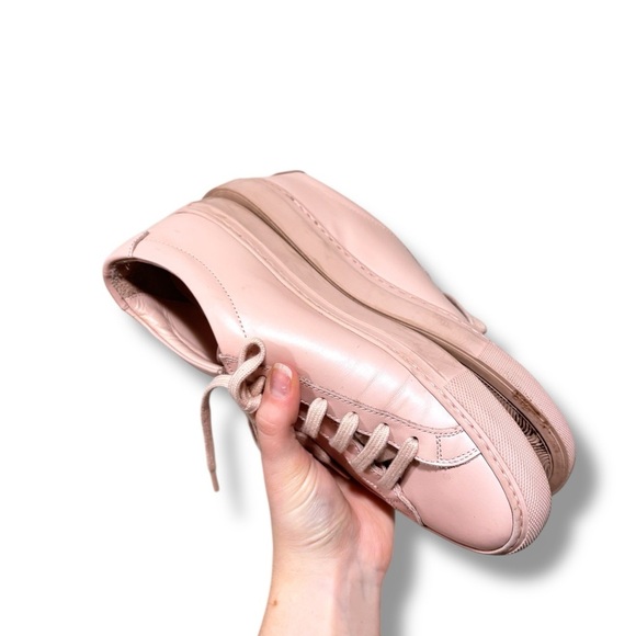 Common Projects Italy Achilles Blush Pink Women's Leather Sneakers Size 35 - Picture 3 of 11